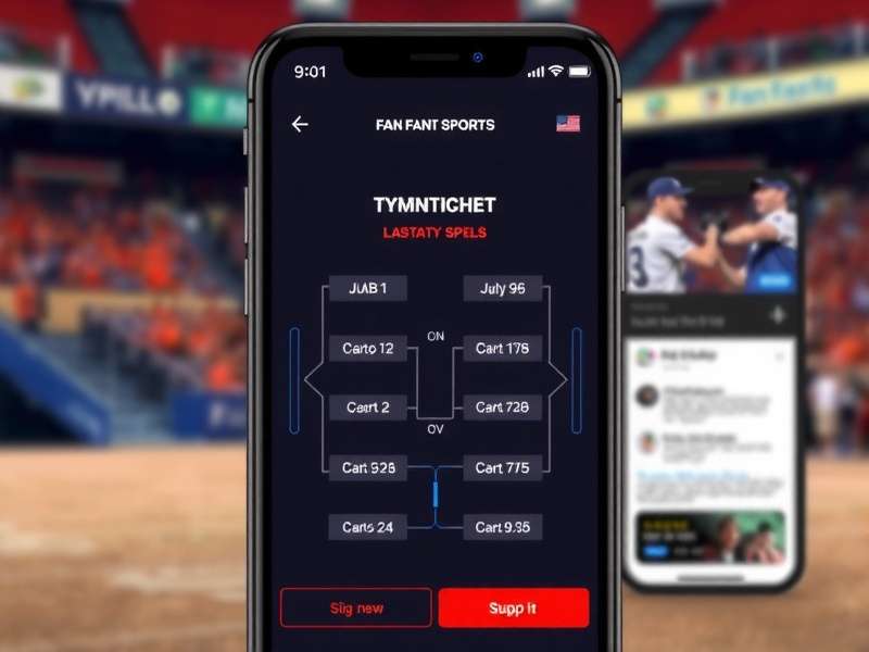Fan Fight Fantasy Sports mobile app interface