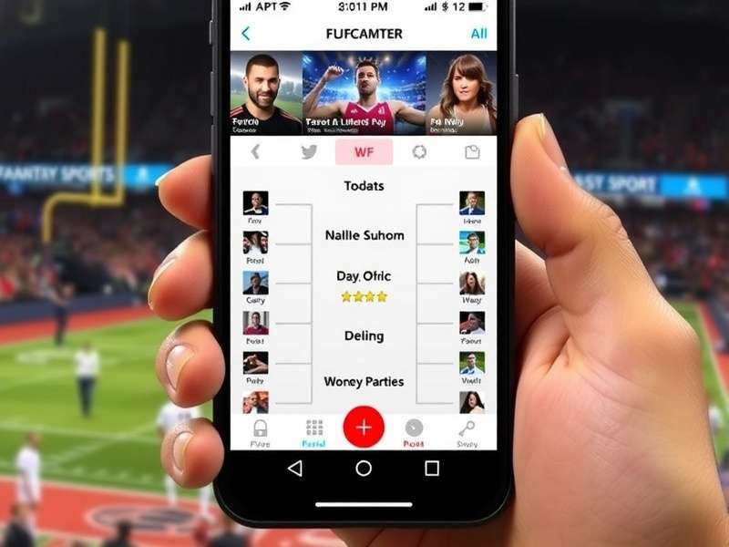 Fan Fight Fantasy Sports tournament screen